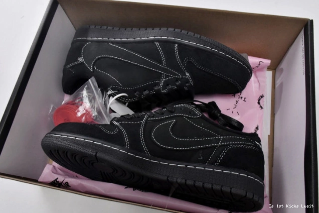 1 DM7866-001 x Jordan Scott Phantom Air Travis Low Black OG 0731